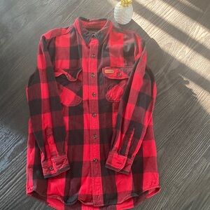 🍍5BROTHERS VINTAGE FLANNEL 🍍SIZE MED🍍E-1